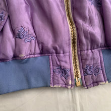 Load image into Gallery viewer, ss1993 Yohji Yamamoto Sample Purple Silk Dragon Embroidered Bomber - Size M