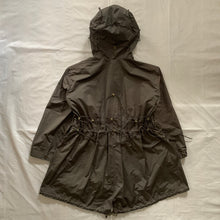 Load image into Gallery viewer, ss2004 Issey Miyake Military Khaki Bungee Cord Long Raincoat - Size M