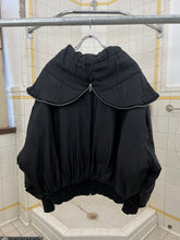 Load image into Gallery viewer, 1980s Katharine Hamnett Oversized Padded Silk Hooded Bomber - Size L