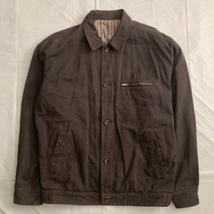 1980s CDGH Earth Tone Brown Work Blouson - Size L