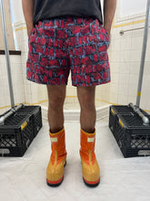 Load image into Gallery viewer, 1990s Katharine Hamnett Red Hawaiian Print Shorts - Size M