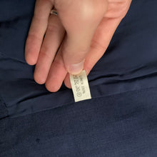 Load image into Gallery viewer, 1980s Katharine Hamnett Navy Linen Double Breasted Blazer - Size M