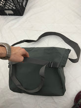 Load image into Gallery viewer, Late 1990s Mandarina Duck Slate Green Messenger Bag - Size OS