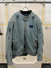Load image into Gallery viewer, Vintage Padded Denim Moto Jacket - Size XL
