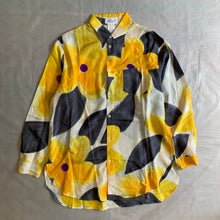 Load image into Gallery viewer, ss1991 Yohji Yamamoto Daisy Dyed Silk Shirt - Size M