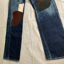 Load image into Gallery viewer, 2000s Yohji Yamamoto x Spotted Horse Leather Patchworked Denim - Size M