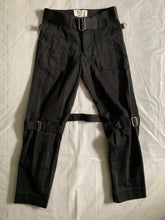 Load image into Gallery viewer, ss2002 General Research Cotton Satin Bondage Pants with Zippers - Size S