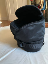 Load image into Gallery viewer, 2000s Junya Watanabe Black Nylon Aviator Hat with Fleece Lining - Size OS