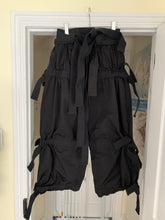 Load image into Gallery viewer, aw2015 Craig Green Black Oversized Bondage Parachute Pants - Size OS