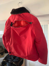 Load image into Gallery viewer, 2000s Vintage Jipijapa Red Nylon Backzip Jacket with Removable Fur Collar - Size M