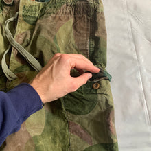 Load image into Gallery viewer, 1950s Vintage Belgian Brushed Camo Cargo Pants - Size M