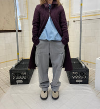 Load image into Gallery viewer, 2000s Mandarina Duck Wrinkled Contemporary Long Coat - Size S