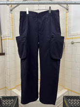 Load image into Gallery viewer, 2000s Mandarina Duck Navy 'Cocoon' Aeropants with Egg Cell Cargo Pockets - Size OS