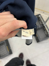 Load image into Gallery viewer, 2000s Mandarina Duck Navy Crewneck with Hidden Mesh Kangaroo Pocket - Size S