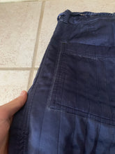 Load image into Gallery viewer, aw2016 Craig Green Navy Quilted Silk Pajama Trousers - Size L