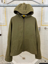 Load image into Gallery viewer, 2000s Mandarina Duck Reversible Linen/Towel Hoodie with Neck Cutout- Size M