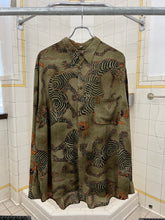 Load image into Gallery viewer, 1990s Armani Oriental Tiger Print Shirt - Size L