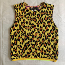 Load image into Gallery viewer, ss2018 CDGH+ Psychedelic Leopard Print Knitted Vest - Size M
