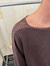 Load image into Gallery viewer, 1980s Marithe Francois Girbaud Knitted Thermal Boatneck Sweater - Size XL