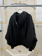 Load image into Gallery viewer, 1980s Katharine Hamnett Oversized Padded Silk Hooded Bomber - Size L