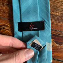 Load image into Gallery viewer, 2000s Yohji Yamamoto Blue Robot Laser Eyes Tie - Size OS