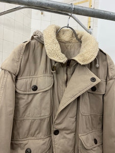 1980s Armani Cropped Bomber with Packable Hood - Size M