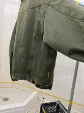 Load image into Gallery viewer, 1990s Armani Jeans Faded Green Trucker Jacket - Size L