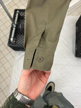 Load image into Gallery viewer, 1990s Final Home Coated Cotton Military Shirt with Velcro Pocket Detail - Size M