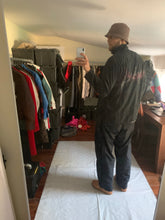 Load image into Gallery viewer, 1990s Yohji Yamamoto Pixelated Soundwave Graphic Zip-up Shirt - Size L