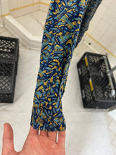 Load image into Gallery viewer, 1980s Katharine Hamnett Oversized Blue Graphic Cargo Pocket Shirt - Size OS