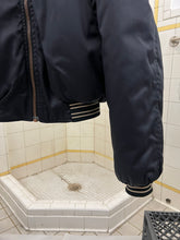 Load image into Gallery viewer, 1990s Vintage Destroy by John Richmond Fleece-Lined Logo Bomber - Size L