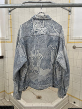Load image into Gallery viewer, 1990s Armani Printed Graphic Trucker Jacket - Size XL