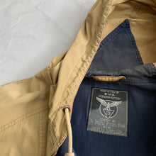 Load image into Gallery viewer, 1990s Armani Faded Yellow Paneled Hooded Work Jacket  - Size XL