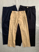 Load image into Gallery viewer, 2000s Samsonite Active Wear Black Workpants with Buckle Belt by Neil Barrett - Size L