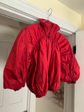 Load image into Gallery viewer, aw2007 Issey Miyake APOC Cropped Red Jacket with Pleats and Ribbing Details - Size S