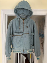 Load image into Gallery viewer, 1990s Armani Faded Olive Hooded Bomber with Modular Kangaroo Pouch - Size L