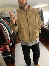 Load image into Gallery viewer, 1990s Armani Faded Yellow Paneled Hooded Work Jacket  - Size XL