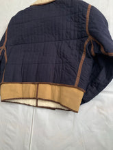 Load image into Gallery viewer, 1990s Armani Quilted B-3 Jacket with Sherpa Lined Collar and Extended Hem - Size XL