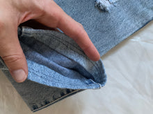 Load image into Gallery viewer, 1990s Armani Eagle Applique Washed Denim - Size XS