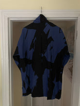 Load image into Gallery viewer, aw1991 Issey Miyake Brush Graphic High Neck Shirt - Size L