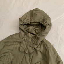 Load image into Gallery viewer, 1990s Katharine Hamnett Khaki Silk Military Parka - Size XL