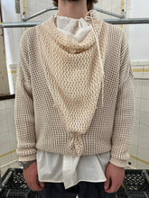 Load image into Gallery viewer, 1980s Marithe Francois Girbaud Deformed Multi Gauge Knit Sweater with Cowlneck - Size M