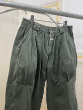 Load image into Gallery viewer, 1980s Marithe Francois Girbaud Green Patch Pocket Paneled Trousers with Adjustable Synch Hem Detail - Size M