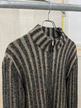 Load image into Gallery viewer, 2000s Samsonite 'Travel Wear' Wool Zip Striped Sweater - Size M