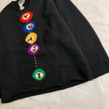 Load image into Gallery viewer, aw1997 Yohji Yamamoto Black Billiards Knit Sweater - Size M