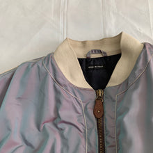 Load image into Gallery viewer, 1990s Armani Iridescent Oversized Bomber Jacket - Size OS