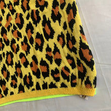 Load image into Gallery viewer, ss2018 CDGH+ Psychedelic Leopard Print Knitted Vest - Size M