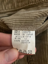 Load image into Gallery viewer, 1998 General Research Thick Khaki Corduroy Parasite Pants with Orange Knee Pads - Size M