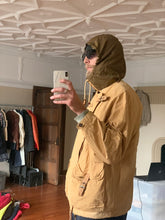Load image into Gallery viewer, 1980s Emporio Armani Coated Cotton Wide Jacket with Packable hood and 3D front pockets - Size XL