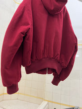 Load image into Gallery viewer, 1980s Katharine Hamnett Velour Circle Pattern Hooded Bomber - Size XL